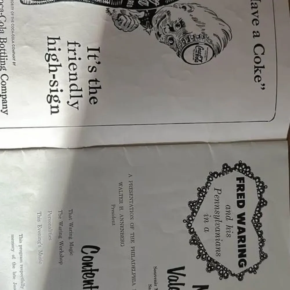 6- vintage LOT 1950s (‘53-54) program booklets (Phila area)